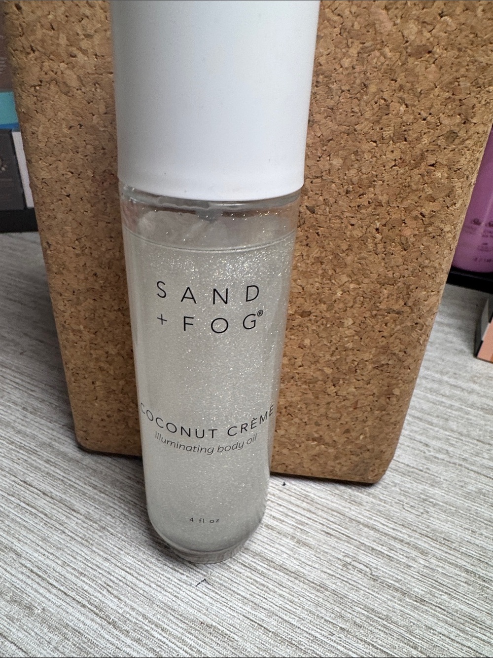 Coconut Crème Illuminating Body Oil — White Shimmer